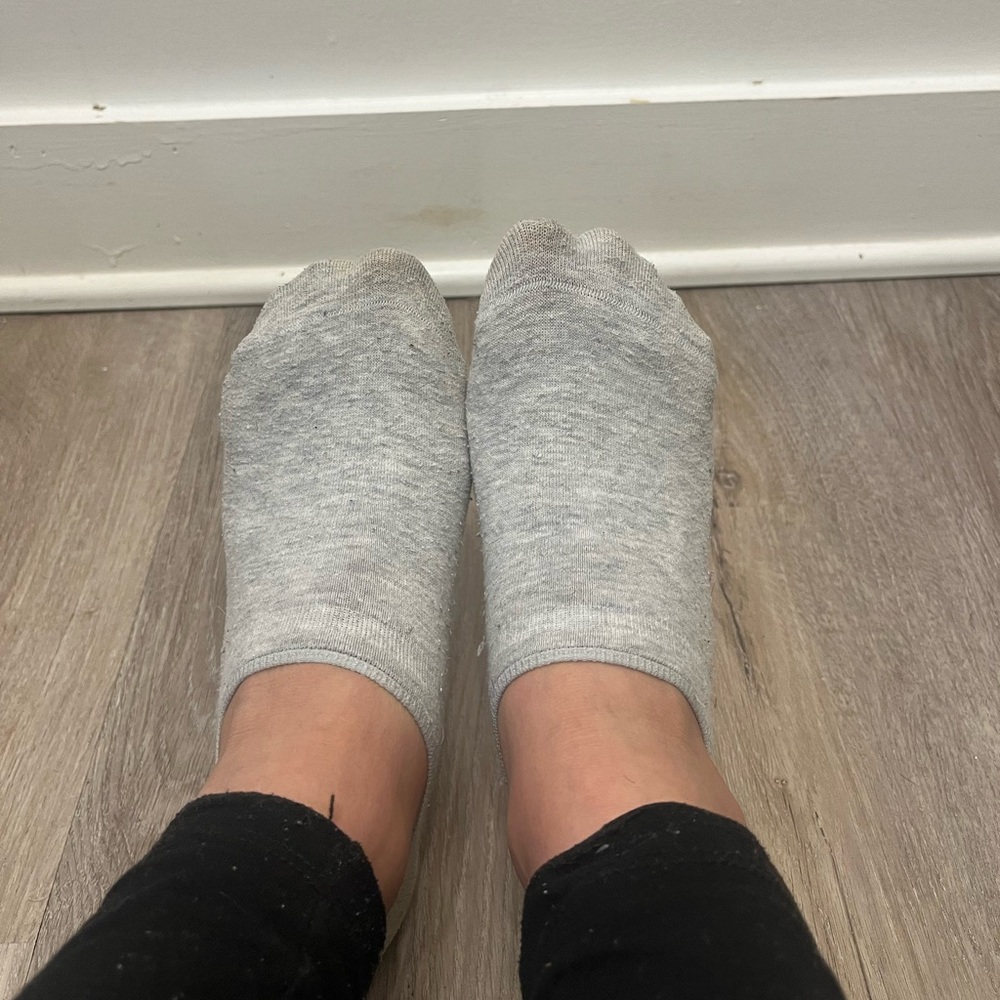 Gray Ankle Socks